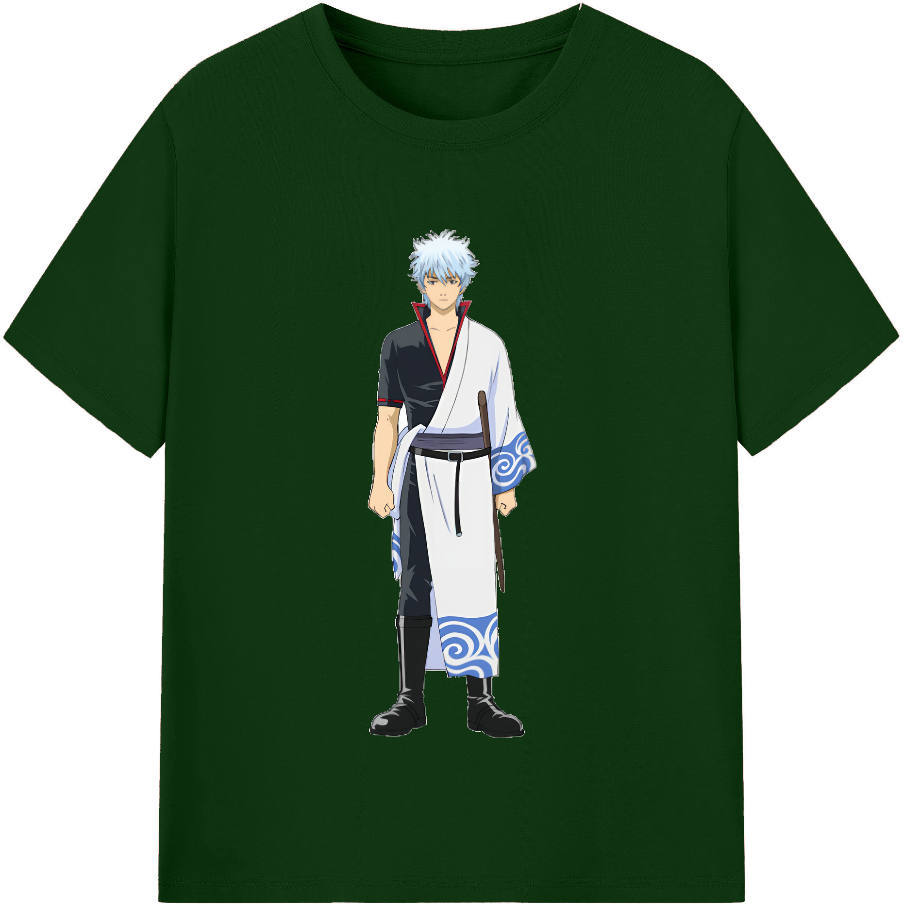 （画像用） ぎんたま 坂田銀時（さかたぎんとき） 神楽 志村新八（しむら しんぱち） GINTAMA Sakata Gintoki Kagura Shimura Shinpachi 綿100％半袖Tシャツ（フロントプリント）